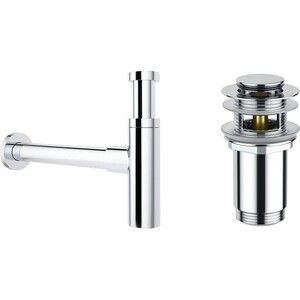 Сифон для раковины Wellsee Drainage System с донным клапаном, хром (182119001), Drainage System с донным клапаном, хром (182119001)
Сифон для раковины Wellsee Drainage System с донным клапаном, хром (182119001), Drainage System с донным клапаном, хром (182119001)