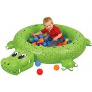 Центр игровой Upright "Крокодил" надувной с шариками и насосом 7020J