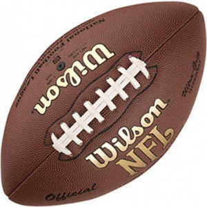 Мяч для американского футбола Wilson (арт. F1900X), цвет: коричневый