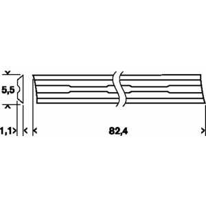 Нож для рубанка Bosch 82мм 1шт твердосплавный (2.608.635.376)