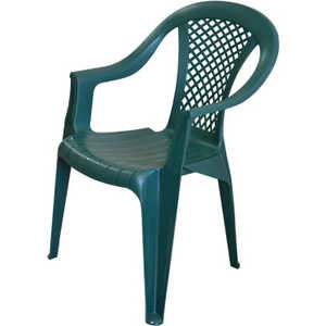 Кресло пластиковое Россеж Фабио темно-зеленое