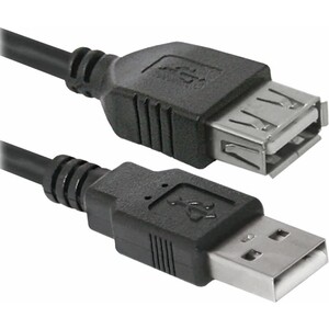 Defender USB 2.0 AM-AF 1.8м, PolyBag (87456)