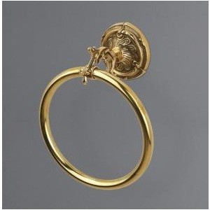 Полотенцедержатель кольцо Art&Max Barocco, хром (AM-1783-Cr)