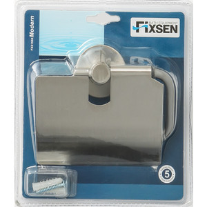 Держатель туалетной бумаги Fixsen Modern с крышкой (FX-51510)
