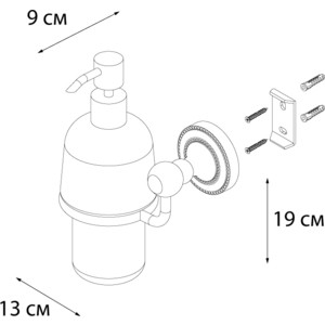 Дозатор для жидкого мыла Fixsen Style (FX-41112)