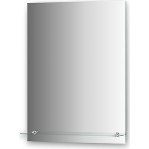 Зеркало Evoform Attractive 60х80 см, с фацетом 5 мм и полочкой 60 см (BY 0506)