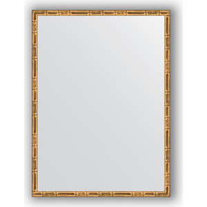 Зеркало в багетной раме поворотное Evoform Definite 57x77 см, золотой бамбук 24 мм (BY 0643)