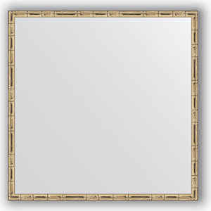 Зеркало в багетной раме Evoform Definite 67x67 см, серебряный бамбук 24 мм (BY 0659)