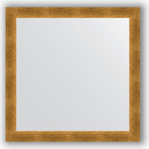 Зеркало в багетной раме Evoform Definite 74x74 см, травленое золото 59 мм (BY 0668)
