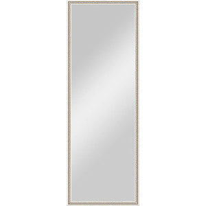 Зеркало в багетной раме поворотное Evoform Definite 48x138 см, витое серебро 28 мм (BY 0708)