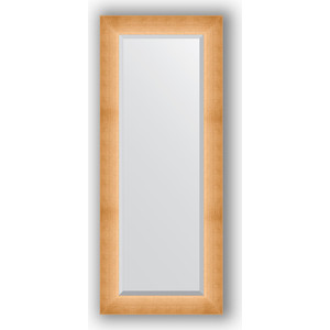 Зеркало с фацетом в багетной раме поворотное Evoform Exclusive 56x136 см, травленое золото 87 мм (BY 1161)