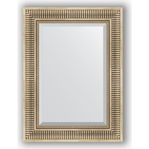 Зеркало с фацетом в багетной раме поворотное Evoform Exclusive 57x77 см, серебряный акведук 93 мм (BY 1228)
