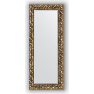 Зеркало с фацетом в багетной раме поворотное Evoform Exclusive 56x136 см, фреска 84 мм (BY 1259)
