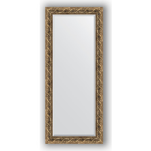 Зеркало с фацетом в багетной раме поворотное Evoform Exclusive 66x156 см, фреска 84 мм (BY 1289)