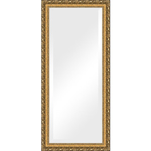 Зеркало с фацетом в багетной раме поворотное Evoform Exclusive 75x165 см, виньетка бронзовая 85 мм (BY 1310)