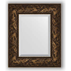 Зеркало с фацетом в багетной раме Evoform Exclusive 49x59 см, византия бронза 99 мм (BY 3365)