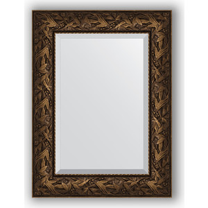 Зеркало с фацетом в багетной раме поворотное Evoform Exclusive 59x79 см, византия бронза 99 мм (BY 3391)