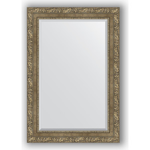 Зеркало с фацетом в багетной раме поворотное Evoform Exclusive 65x95 см, виньетка античная латунь 85 мм (BY 3437)