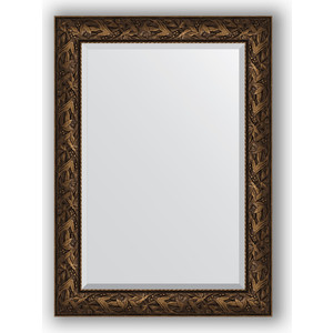 Зеркало с фацетом в багетной раме поворотное Evoform Exclusive 79x109 см, византия бронза 99 мм (BY 3469)