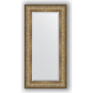 Зеркало с фацетом в багетной раме поворотное Evoform Exclusive 60x120 см, виньетка античная бронза 109 мм (BY 3503)