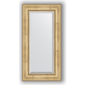 Зеркало с фацетом в багетной раме поворотное Evoform Exclusive 62x122 см, состаренное серебро с орнаментом 120 мм (BY 3506)