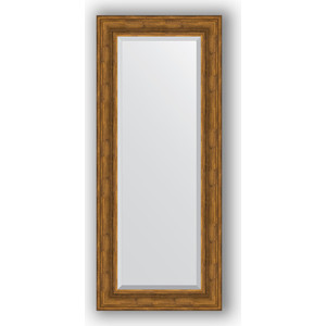Зеркало с фацетом в багетной раме поворотное Evoform Exclusive 59x139 см, травленая бронза 99 мм (BY 3524)
