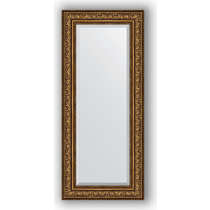 Зеркало с фацетом в багетной раме поворотное Evoform Exclusive 60x140 см, виньетка состаренная бронза 109 мм (BY 3531)
