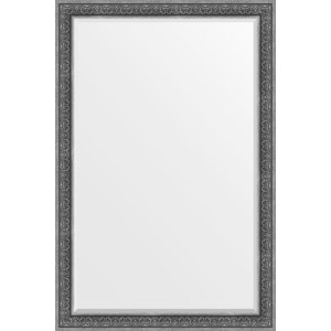 Зеркало с фацетом в багетной раме поворотное Evoform Exclusive 119x179 см, вензель серебряный 101 мм (BY 3631)