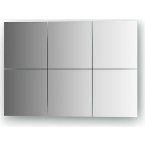 Зеркальная плитка Evoform Refractive со шлифованной кромкой 15 х 15 см, комплект 6 шт. (BY 1404)