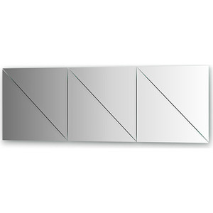 Зеркальная плитка Evoform Reflective с фацетом 15 мм, 50 х 50 см, комплект 6 шт. (BY 1547)
