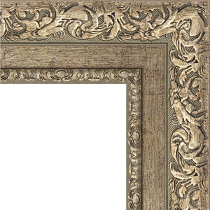 Зеркало напольное с фацетом Evoform Exclusive Floor 80x200 см, в багетной раме - виньетка античное серебро 85 мм (BY 6113)