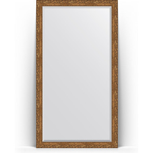 Зеркало напольное с фацетом Evoform Exclusive Floor 110x200 см, в багетной раме - виньетка бронзовая 85 мм (BY 6152)