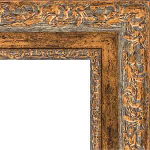 Зеркало напольное с гравировкой Evoform Exclusive-G Floor 80x200 см, в багетной раме - виньетка античная бронза 85 мм (BY 6314)
