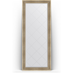 Зеркало напольное с гравировкой Evoform Exclusive-G Floor 82x202 см, в багетной раме - серебряный акведук 93 мм (BY 6321)