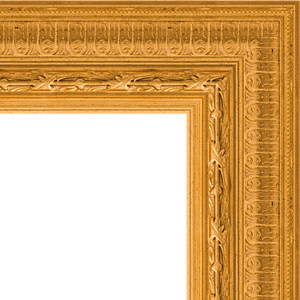 Зеркало с гравировкой поворотное Evoform Exclusive-G 55x72 см, в багетной раме - сусальное золото 80 мм (BY 4009)