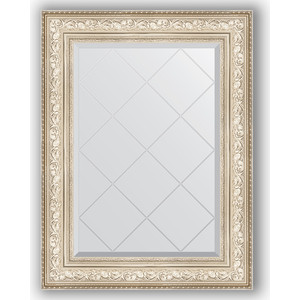 Зеркало с гравировкой поворотное Evoform Exclusive-G 70x93 см, в багетной раме - виньетка серебро 109 мм (BY 4125)