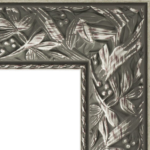Зеркало с гравировкой поворотное Evoform Exclusive-G 79x106 см, в багетной раме - византия серебро 99 мм (BY 4200)