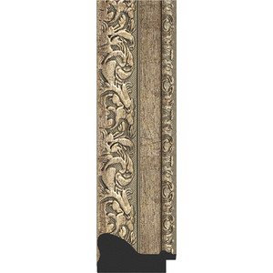 Зеркало с гравировкой поворотное Evoform Exclusive-G 75x157 см, в багетной раме - виньетка античное серебро 85 мм (BY 4272)