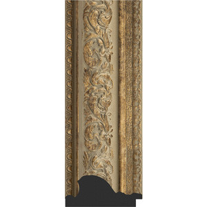 Зеркало с гравировкой поворотное Evoform Exclusive-G 80x162 см, в багетной раме - виньетка античная бронза 109 мм (BY 4296)