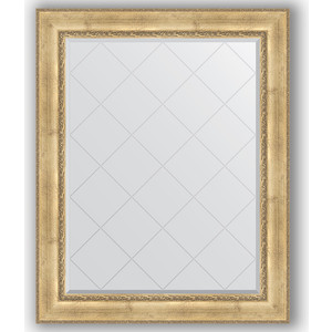 Зеркало с гравировкой поворотное Evoform Exclusive-G 102x127 см, в багетной раме - состаренное серебро с орнаментом 120 мм (BY 4385)