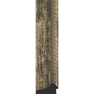 Зеркало с гравировкой Evoform Exclusive-G 103x103 см, в багетной раме - старое дерево с плетением 70 мм (BY 4436)
