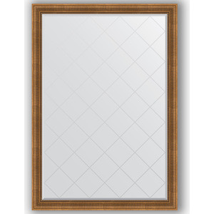Зеркало с гравировкой поворотное Evoform Exclusive-G 132x187 см, в багетной раме - бронзовый акведук 93 мм (BY 4498)