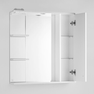 Зеркало-шкаф Style line Венеция 75 с подсветкой, белый (ЛС-00000263)