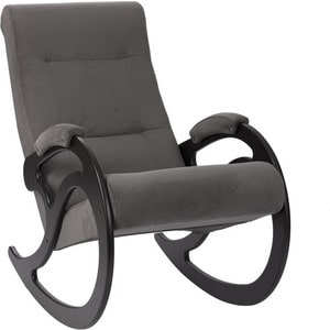 Кресло-качалка Мебель Импэкс МИ Модель 5 венге, обивка Verona Antazite Grey