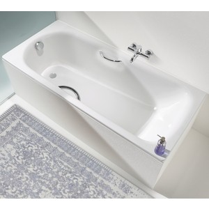 Ванна стальная Kaldewei Saniform Plus Star 337 Easy-Clean 180x80 см, с отверстиями для ручек (133700013001)