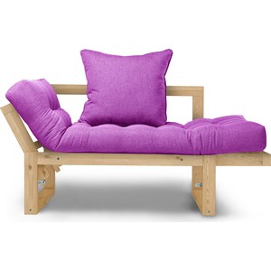 Кресло Arsko Амбер сосна-фиолетовая рогожка.