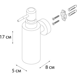 Дозатор для жидкого мыла Fixsen Hotel хром (FX-31012B)