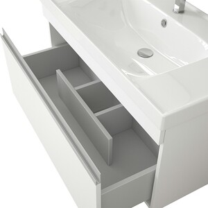 Мебель для ванной Dreja Grace 60 с ящиком, белый глянец