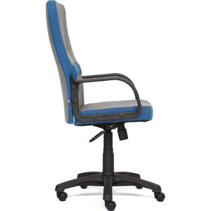 Кресло TetChair СН757 ткань серый/синий С27/С24