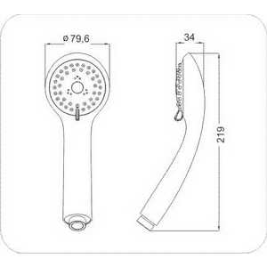Ручной душ IDDIS Hand Shower хром (A11031)